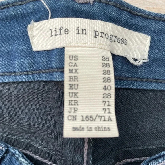 forever21 blue skinny jeans - Picture 3 of 4